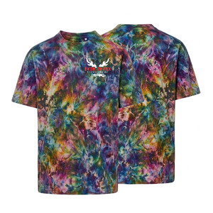 Camiseta de Manga Corta con Estampado Tie-Dye para Hombre EKIN IMPEX, Cuello Redondo, Corte Regular, Estilo Urbano, Algodón Transpirable, Logotipo Frontal Estampado, Camiseta Deportiva - Product Image 1