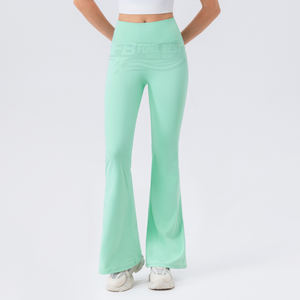 Shorts de Yoga a Cuadros de Cintura Alta para Mujer, con Efecto Levanta Glúteos, Transpirables, con Abertura Lateral y Bolsillo, Tallas Grandes, Diseño Personalizado OEM - Product Image 2