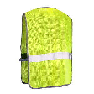 Custom High Quality Unisex Safety <b>Vest</b> Polyester Reflective Custom Size Breathable Hi Visibility Work-wear Road Safety <b>Vest</b> - Product Image 5