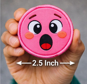 Parches Bordados Personalizados con Caras de Dibujos Animados, para Coser o Planchar en Ropa, Bolsos y Gorras, Paquete de 100 Unidades, 10 Colores, 10 Unidades de Cada Color - Product Image 3