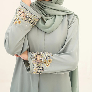 Modest Abaya Apparel Full Length Long <b>Dress</b> Clothing Manufacturer Wholesale Supplier Custom Garment Production - Product Image 5