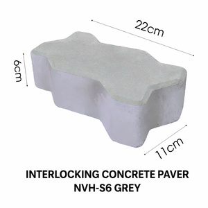 Adoquín de Hormigón Entrelazado en Forma de Gusano NVH-S6 con Diseño Moderno - Product Image 2