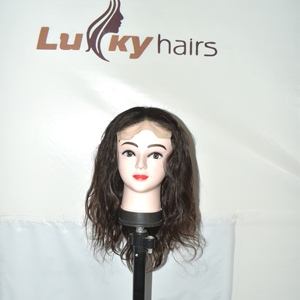 Extensions de cheveux humains indiens Remy, ondulations naturelles profondes/lâches, noir naturel, vierges, double trame, double tirage, 100g - Product Image 3