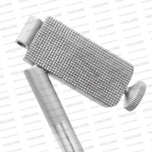 Kleinsasser Handle 10cm Micro Laryngeal Instrument <b>Holder</b> Thumb Screw Handle ENT Surgical instruments by Vaslcare - Product Image 3