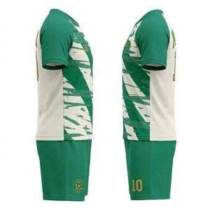 Camisetas de Fútbol Transpirables de Alta Calidad OEM, Sublimadas, de Manga Corta, de Secado Rápido, para Entrenamiento - Product Image 3