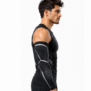 Manchons de compression pour hommes personnalisés, respirants et extensibles, pour le sport, la gym, l'entraînement, la course, le cyclisme et le fitness - Product Image 5