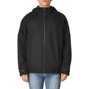 Men's Black Varsity Jacket Windproof <b>Covered</b> <b>Button</b> Closure Eco-Friendly Breathable Quick Dry High Street Style Winter - Product Image 1