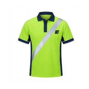 Chemises polo décontractées pour hommes, manches courtes, col classique, tissu doux, coupe confortable, uniforme de bureau - Product Image 1