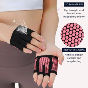 High Performance Finger Sits Training <b>Gloves</b> Durable Fabric With Anti Slip Grip For Gym Workouts And Outdoor Fitness Sessions - Product Image 2