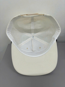 Casquette de sport OEM personnalisée à 5 panneaux, légère en nylon avec dos en maille perforée découpée au laser, chapeau de pêche, couvre-chef d'extérieur, vente en gros - Product Image 5