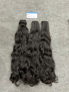 Mèches de cheveux humains vietnamiens bruts non traités, ondulés naturels, cuticules alignées, cheveux d'Asie du Sud-Est, sans nœuds, peuvent être colorés - Product Image 1