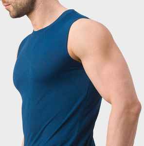 Nouveau design 2026 – Débardeur homme tricoté de haute qualité, décontracté, respirant, séchage rapide, coupe ajustée en polyester et coton - Product Image 4