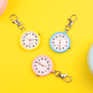 2026 New Factory wholesale round diamond fashion ladies' <b>watches</b> digital display alloy women girls' quartz Pocket <b>nurse</b> <b>watch</b> - Product Image 2