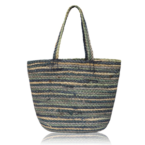 Sac messager femme en jute naturel 2026 – Sac de plage et de voyage écologique à fermeture ouverte, style bohème chic et tendance - Product Image 1