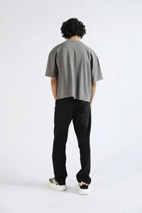 Camiseta de hombre con serigrafía de logotipo personalizado, 100% algodón, cuello redondo, estilo oversize, precio económico, transpirable, OEM - Product Image 3