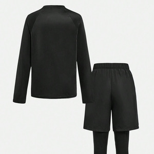 Hot Sale Black Green Soccer Football Uniforms Custom Soccer Wear <b>Set</b> Uniforms <b>Cheap</b> Quick Dry Polyester Soccer Jerseys <b>Set</b> - Product Image 3