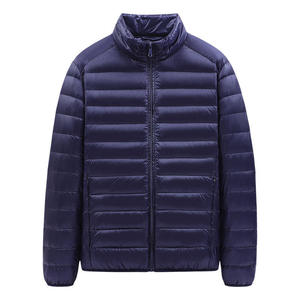 Veste matelassée à capuche pour homme en fibre de bambou de haute qualité, coupe régulière, légère, résistante à l'eau, coupe-vent, manteau décontracté pour l'extérieur - Product Image 1