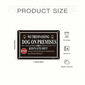 CIFbuy Insegna in alluminio 8x12 pollici TikTok per servizio di ritiro Temu, insegna per giardino e prato 20,3x30,5 cm - Product Image 5