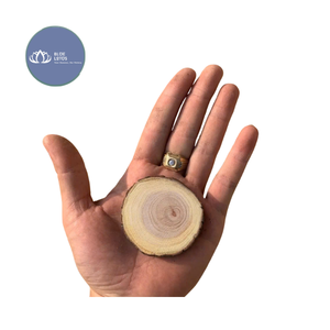 Posavasos de Madera Ecológico Hecho a Mano de Alta Calidad con Asa, Forma Pulida Fina para Decoración de Escritorio - Product Image 1