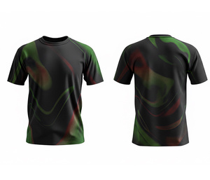เสื้อยืดพิมพ์ลายแบบซับลิเมชั่นสำหรับทีมกีฬา พร้อมบริการสกรีนโลโก้ตามสั่ง |   ไซส์ผู้ชาย ผู้หญิง และเยาวชน |   ชุดฝึกซ้อมน้ำหนักเบา แห้งเร็ว - Product Image 2