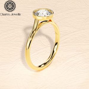 Anillo de Compromiso de Plata para Mujer Charm_Jewells con Moissanita Corte Cojín, Engaste Clásico de Garras, Certificado IGI, 3g - Product Image 3