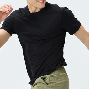2025 Customized Your Logo Fitness Lightweight <b>Plain</b> 100% Cotton Quick Dry Breathable O-Neck <b>Tshirt</b> for Printing Wholesale Men - Product Image 2
