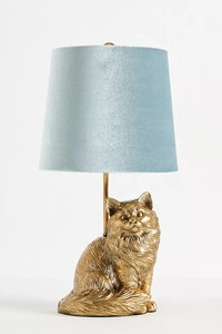 Luxury Modern Cat <b>Table</b> <b>Lamp</b> Animal Design Home Decor Bedside <b>Lamp</b> Diwali Gold-Tone <b>Base</b> Tabletop Indoor Use - Product Image 5