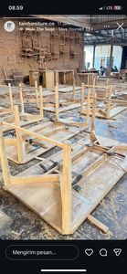 Bancs de patio incurvés en teck – Banc de jardin minimaliste pour villa de luxe, projet hôtelier, sourcing pour entrepreneurs - Product Image 6