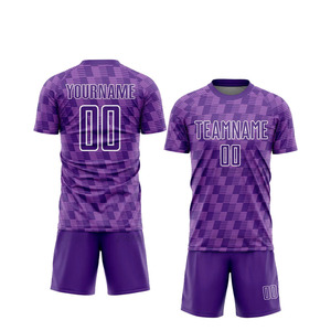 Tenue de football personnalisée pour homme, uniforme de sport respirant, maillot et short d'extérieur, impression couleur, nom de l'équipe avec logo personnalisé - Product Image 2