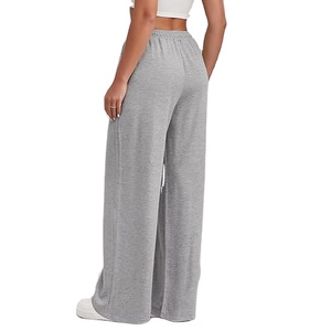 Pantalon évasé en molleton de coton pour femme, idéal pour l'hiver et le jogging, coupe ample personnalisée avec devant plat, vente en gros sur mesure – Meilleures ventes - Product Image 5