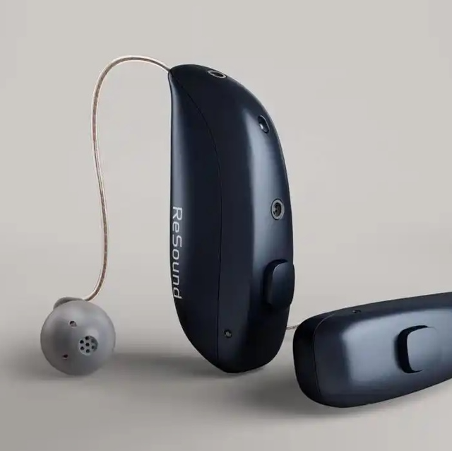 Newly Launched Resound Vivia 7 Micro RIE Rechargeable Hearing Aids 14 Channels 2 Year Warranty Premium Segment Bluetooth