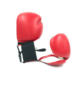 Guantes de Boxeo Rojos Completos Antideslizantes para Artes Marciales y Kickboxing, Anti-UV, Transpirables, Ligeros, de Material PU - Product Image 2