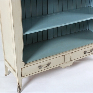 Indonesian Furniture Sideboards Series 2006 Main Material Solid Mahogany Wood Has 5 Shelves And 2 <b>Small</b> <b>Drawers</b> Stylish Desig - Product Image 3