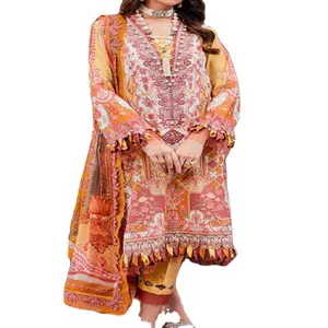 Awesome Design Ready to Wear Indian Pakistani Ethnic Wear Designer Pant Style Straight Salwar Kameez Salwar Suit for Women