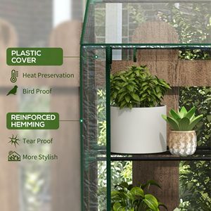 Mini-serre personnalisable avec verre trempé et structure en aluminium - Product Image 4
