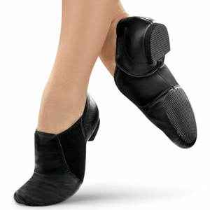 Chaussures de danse jazz professionnelles en cuir bronzé, dernier design, style ballet souple, vente en gros - Product Image 3