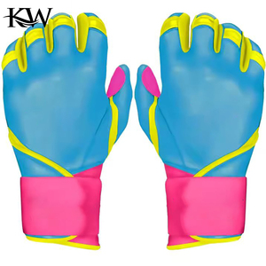 ถุงมือตีเบสบอลสำหรับผู้ใหญ่ ถุงมือคริกเก็ตคุณภาพพรีเมียม ป้องกันการลื่น จับกระชับมือ ถุงมือตีเบสบอลแบบมืออาชีพเสริมแผ่นรอง - Product Image 6