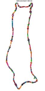 Collar Hecho a Mano con Cuentas de Hueso en Forma de Corazón, Cuentas de Madera Multicolor, Joyería para Mujer, Pieza de Moda para Fiestas y Eventos - Product Image 3
