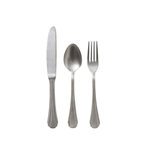 13. Ensemble de couverts de luxe 4 pièces en acier inoxydable, finition miroir, avec poignée torsadée moderne, couverts ergonomiques en métal - Product Image 4
