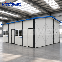 VICDOWEX Maison préfabriquée contemporaine personnalisée de type K en panneaux sandwich d'acier pour construction modulaire, camp, bureau ou logement de travailleurs