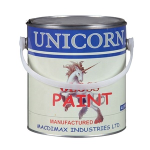 O E M petite boîte de peinture imprimée de 5 L avec seau chimique à poignée en plastique - Product Image 3