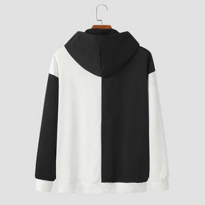 เสื้อฮู้ดดี้ผู้ชาย ดีไซน์เนอร์ ผ้าฝ้าย ทรงปกติ รับผลิตแบบ OEM พร้อมสกรีนโลโก้ตามสั่ง สไตล์ผู้ชาย ขายดี ดีไซน์และโลโก้สุดเท่ - Product Image 2