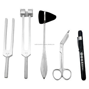 Kit de Martillos de Reflejos Neurológicos, Set de Enseñanza Médica, Mango de Acero Inoxidable, Bolsa de Transporte Manual, para Médicos, Enfermeras, Estudiantes de Veterinaria - Product Image 2