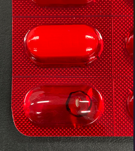 Rollo de Película Rígida de PVdC de Grado Médico para Envasado Farmacéutico, Precio de Liquidación de Fábrica, Color Rojo, 335 micras x 215 mm - Product Image 3