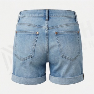 Shorts en jean pour femmes de haute qualité, confortables et tendance, grandes tailles, bas décontractés d'été, couleur personnalisable, mode - Product Image 2