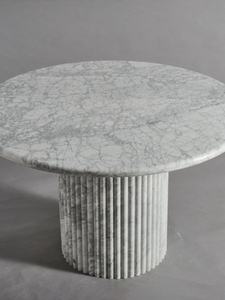 Modern Natural Marble <b>Top</b> Design Dining <b>Table</b> Villa Hotel Restaurant Light Luxury Carrara Living Room Furniture - Product Image 4