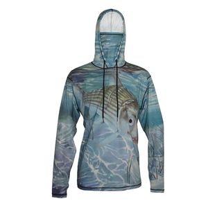 Sweat à capuche léger pour la pêche et les sports de plein air, protection solaire, évacuation de l'humidité pour hommes - Product Image 4