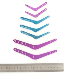 Placa de Fusión Recta en L de Alta Precisión, Implantes Veterinarios para Reparación Ósea en Animales, para Cirugía Canina y Felina - Product Image 1
