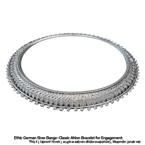 Ethnic German <b>Silver</b> <b>Bangles</b>-Classic Fashion <b>Bracelets</b> for Engagement - Product Image 2