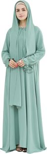 Latest Design Customized Women Abaya High Quality Low MOQ Cheap Price Women Abaya Borka Jilbab Moroccan Arab Silk Abayas - Product Image 2